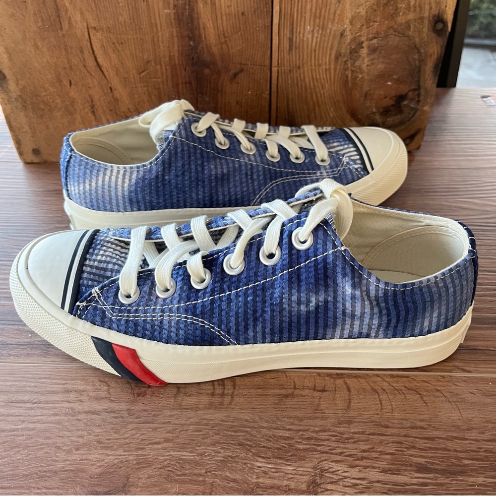 Keds mens Pro Keds Royal Lo Tie Dye Seersucker Canvas Sneaker